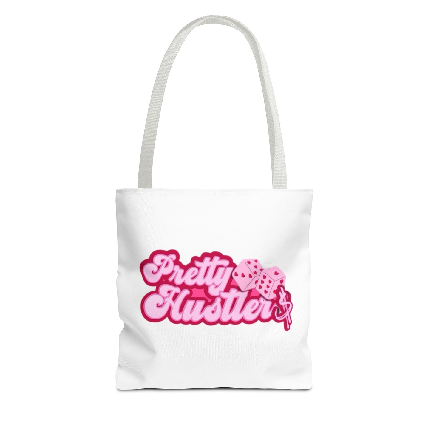 Trendy Tote Bag - 'Pretty Hustler' Graphic Design
