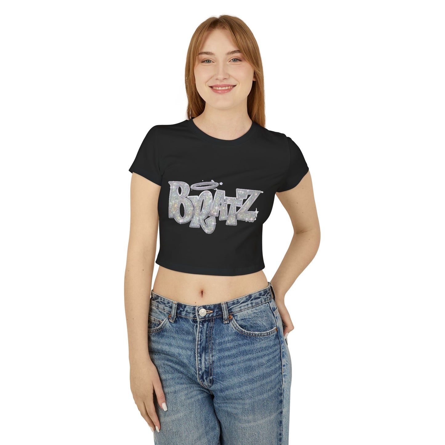 Bratz Graphic Women's Baby Tee - Fun Retro Style for Trendy Fashionistas