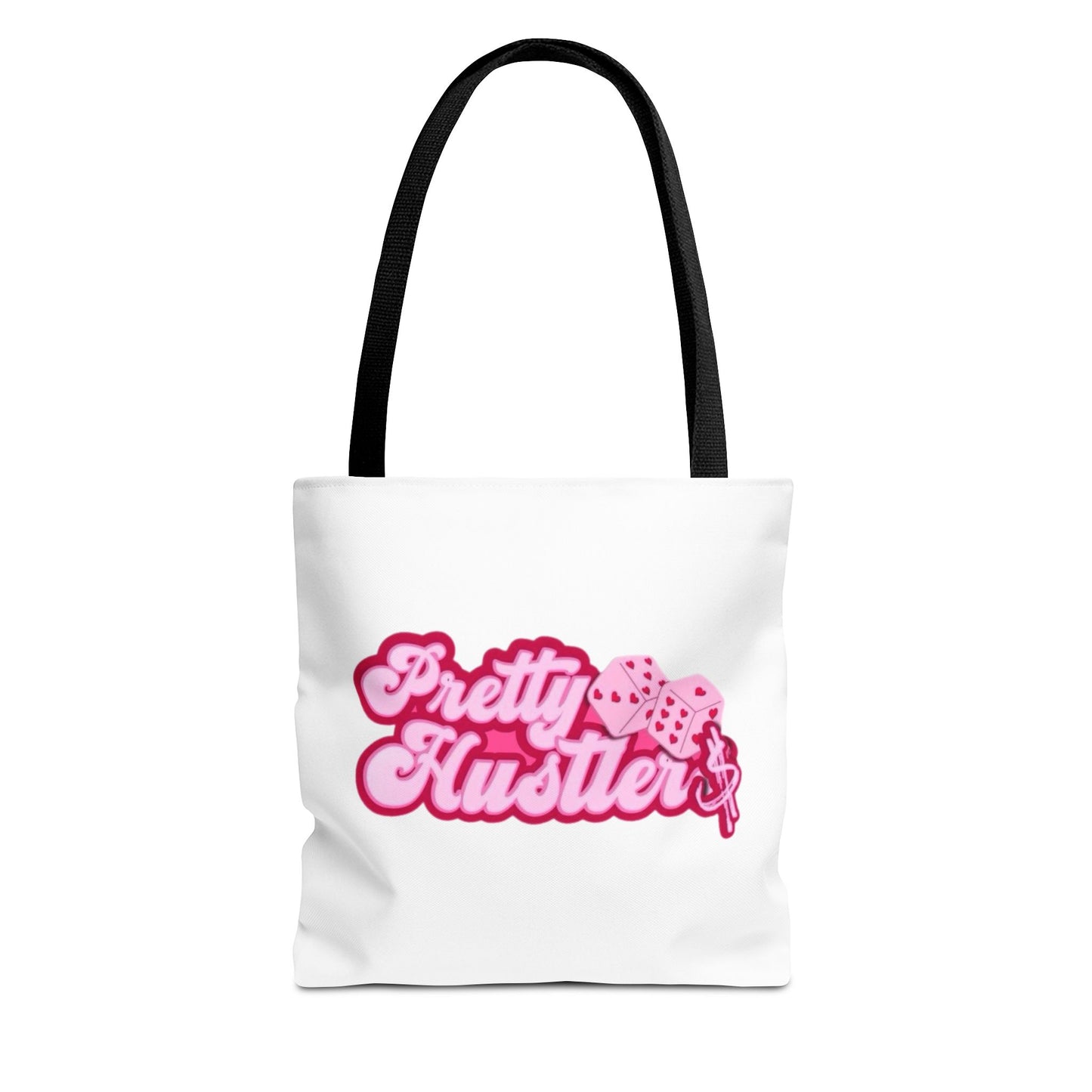 Trendy Tote Bag - 'Pretty Hustler' Graphic Design