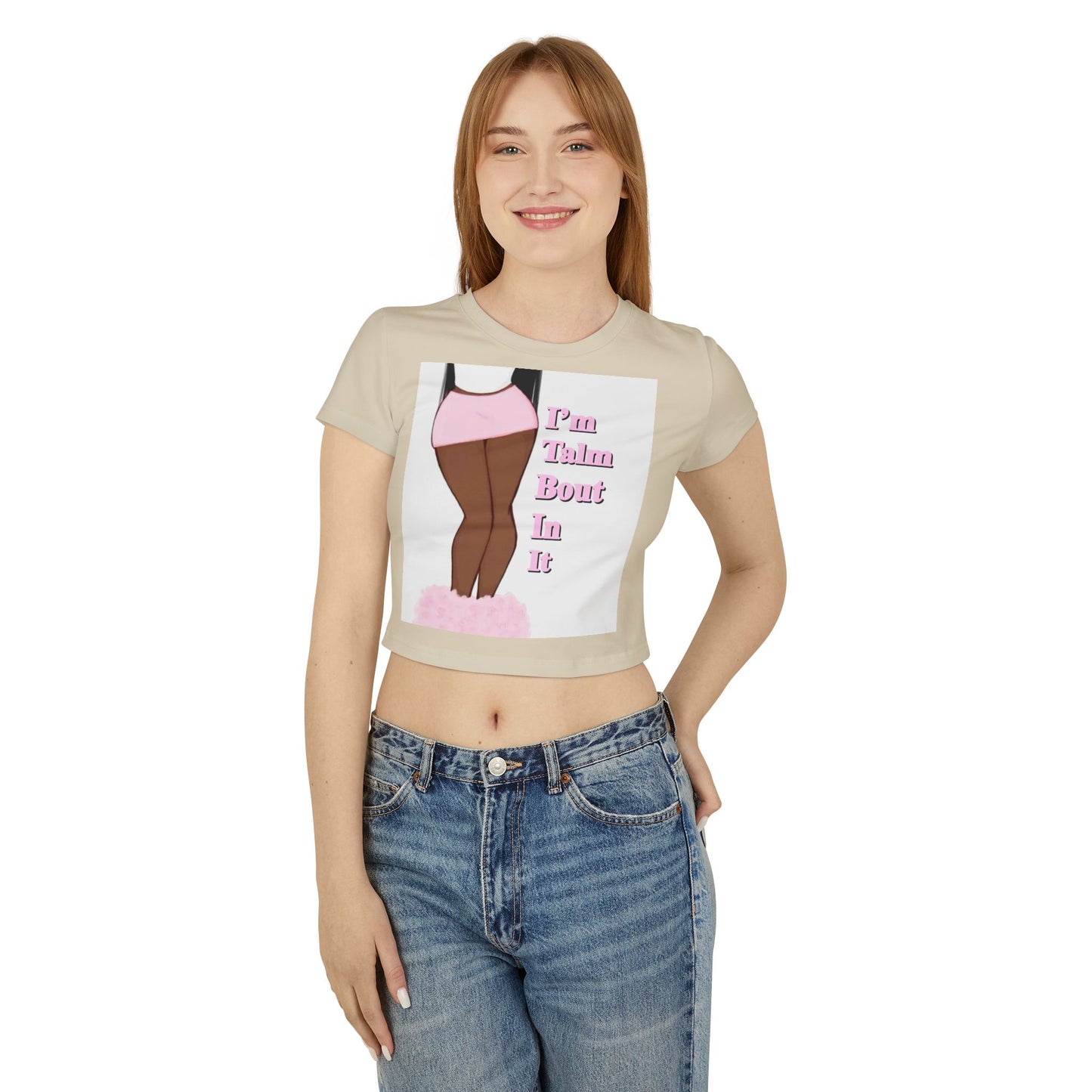 Funny Women's Baby Tee - WHIM WHAMIEE - Casual Chic T-Shirt for Everyday Wear