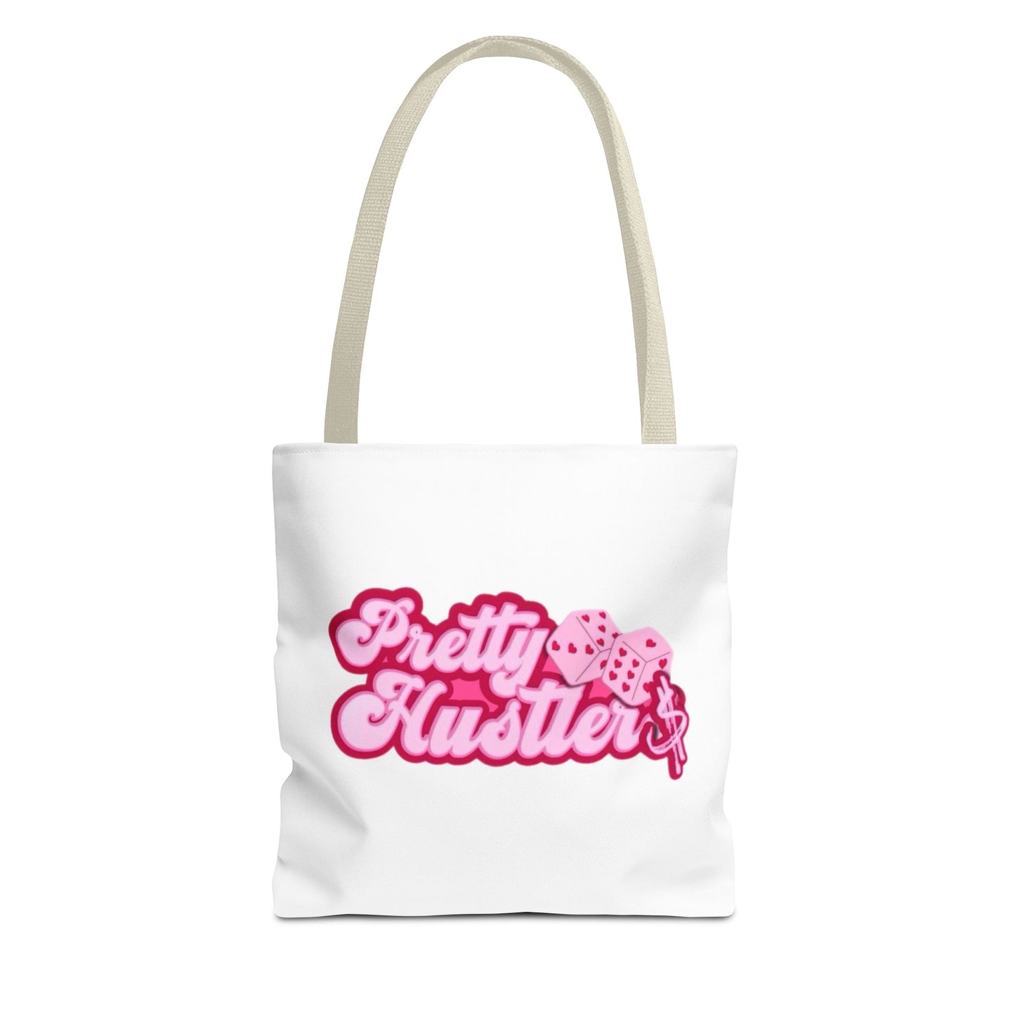 Trendy Tote Bag - 'Pretty Hustler' Graphic Design