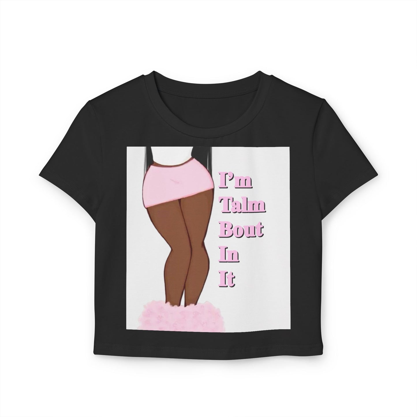 Funny Women's Baby Tee - WHIM WHAMIEE - Casual Chic T-Shirt for Everyday Wear