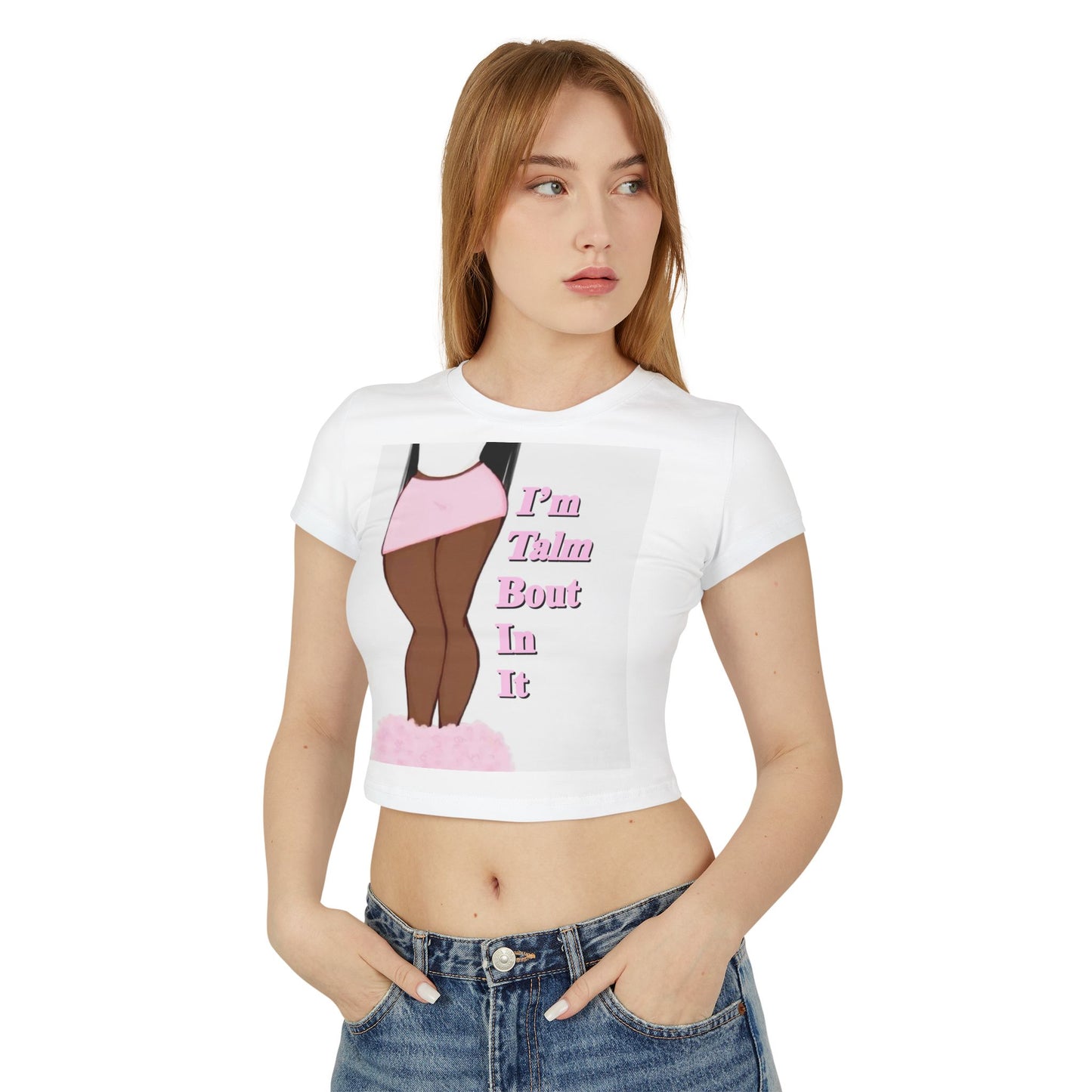Funny Women's Baby Tee - WHIM WHAMIEE - Casual Chic T-Shirt for Everyday Wear