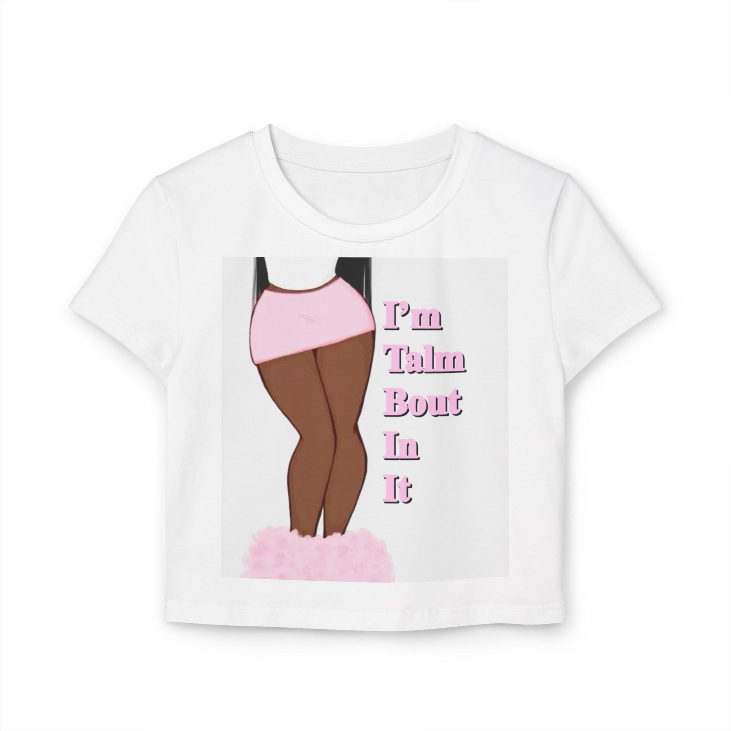 Funny Women's Baby Tee - WHIM WHAMIEE - Casual Chic T-Shirt for Everyday Wear