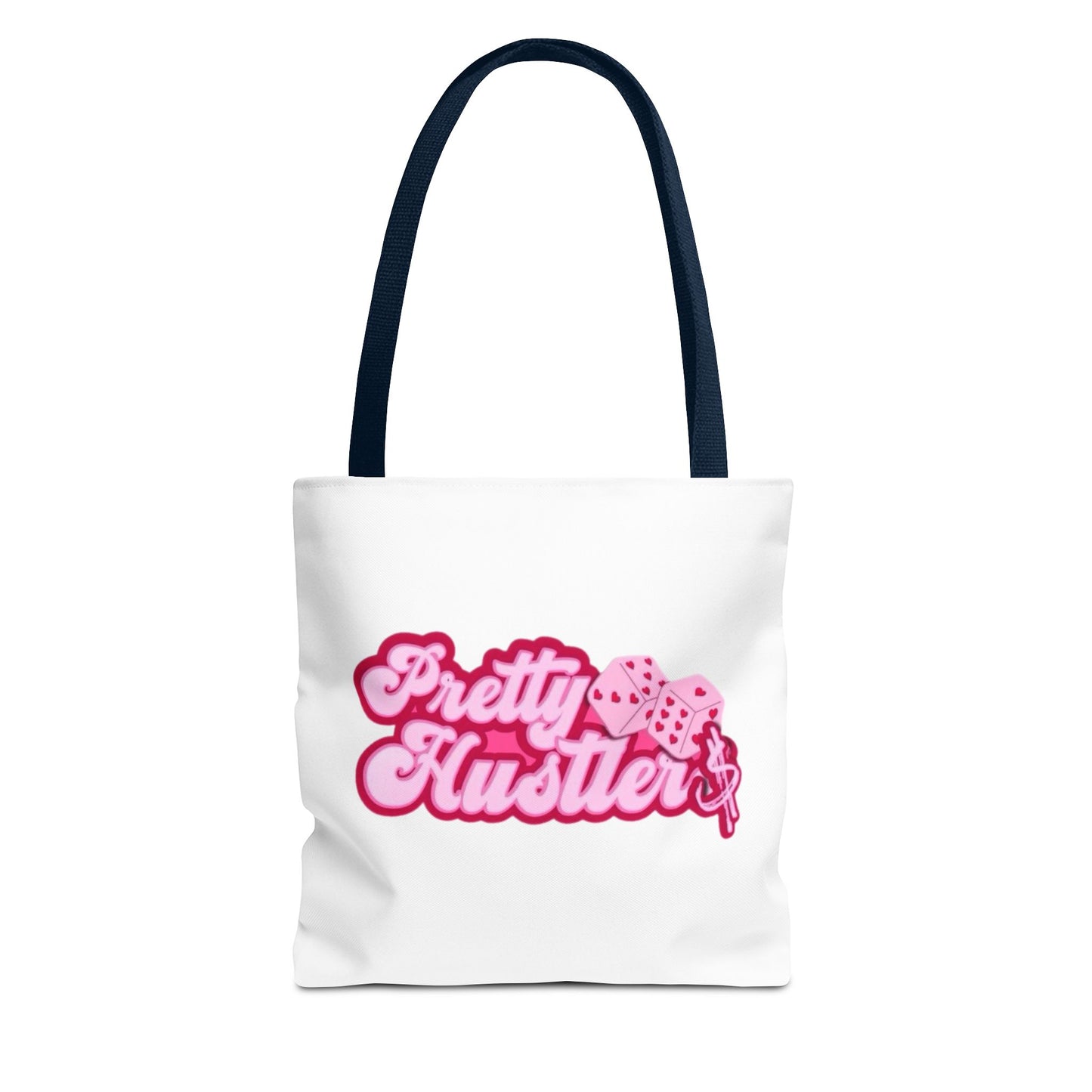 Trendy Tote Bag - 'Pretty Hustler' Graphic Design