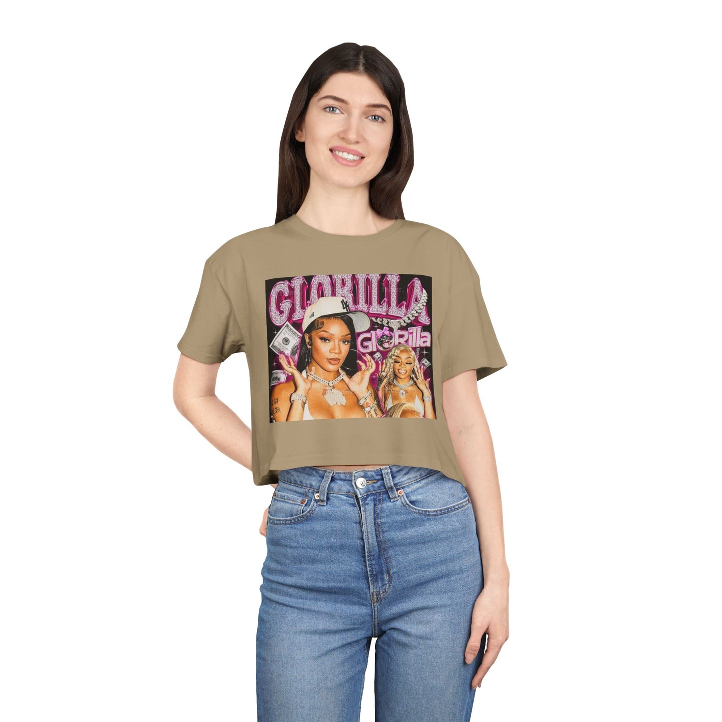 GloRilla Women's Crop Tee - Trendy & Stylish Graphic Shirt for Fashion Lovers