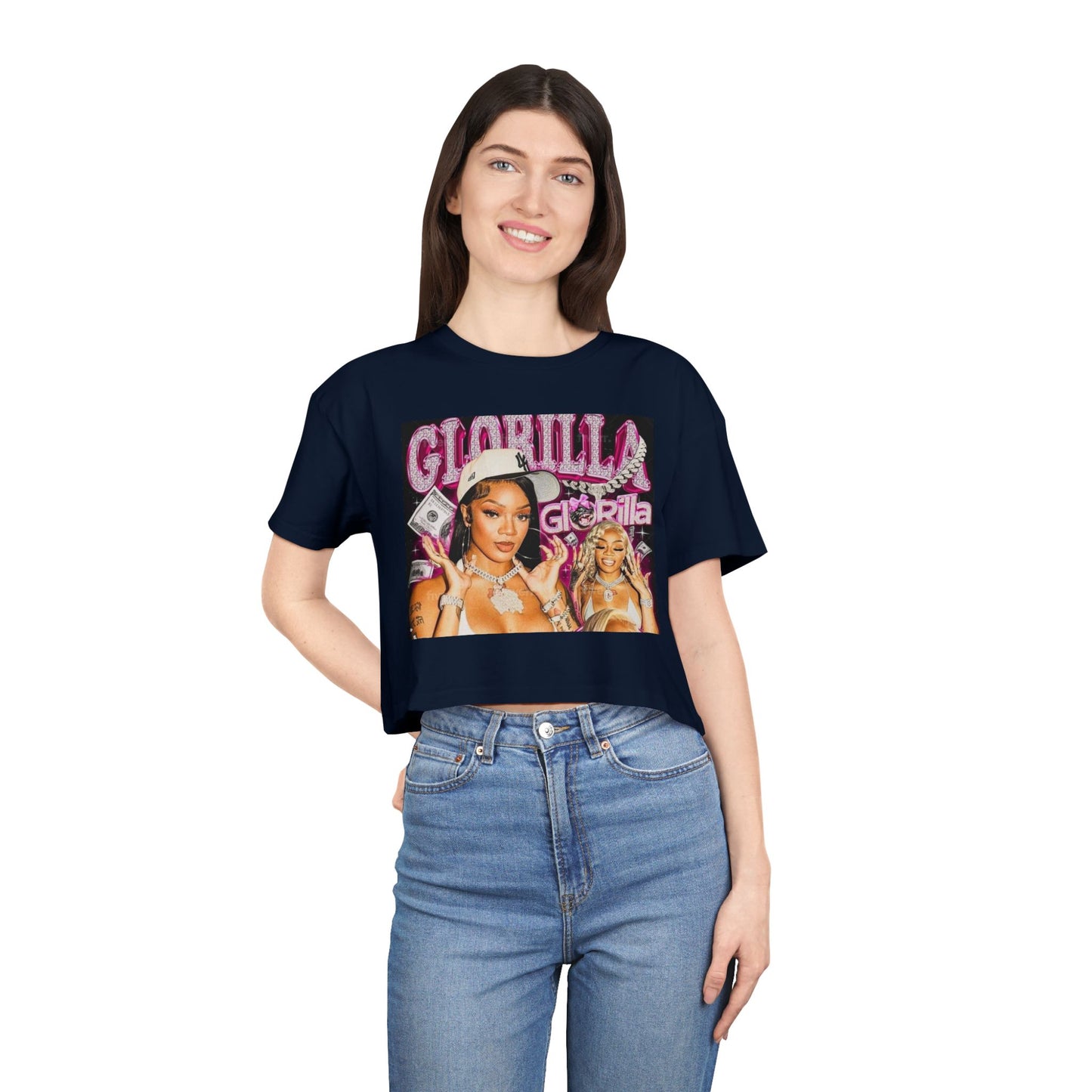 GloRilla Women's Crop Tee - Trendy & Stylish Graphic Shirt for Fashion Lovers