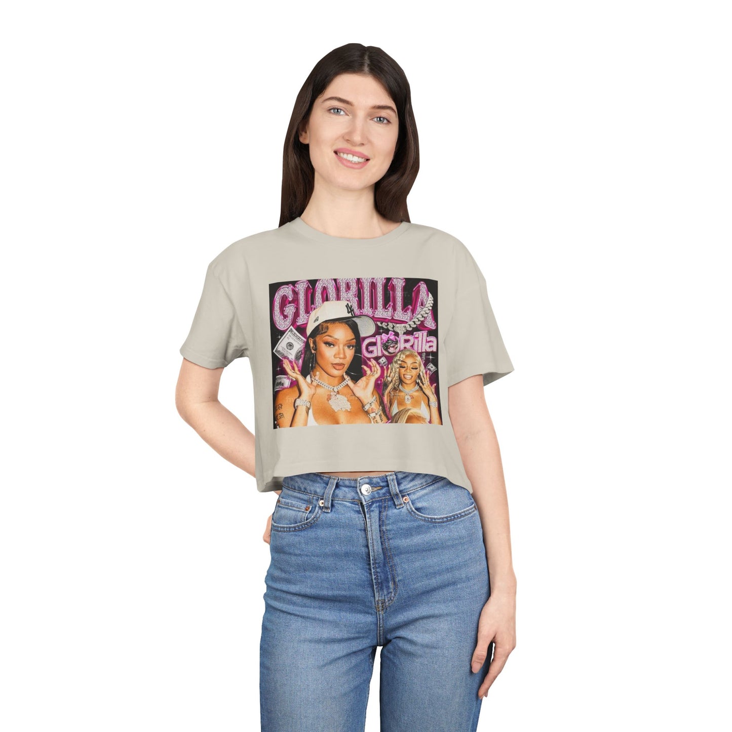 GloRilla Women's Crop Tee - Trendy & Stylish Graphic Shirt for Fashion Lovers