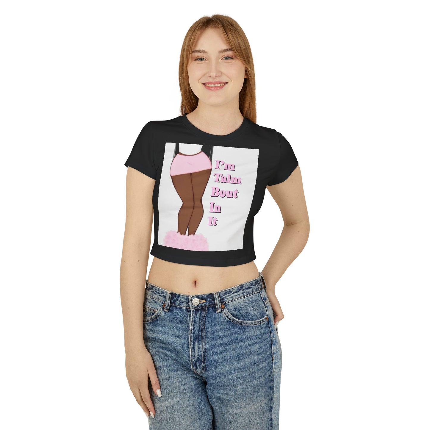 Funny Women's Baby Tee - WHIM WHAMIEE - Casual Chic T-Shirt for Everyday Wear
