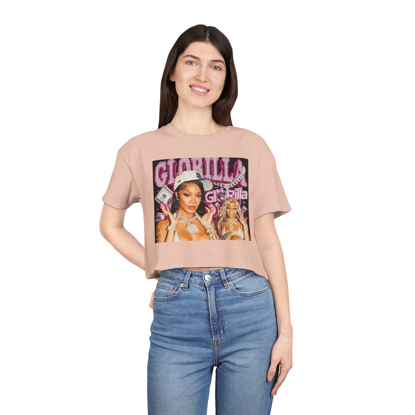 GloRilla Women's Crop Tee - Trendy & Stylish Graphic Shirt for Fashion Lovers