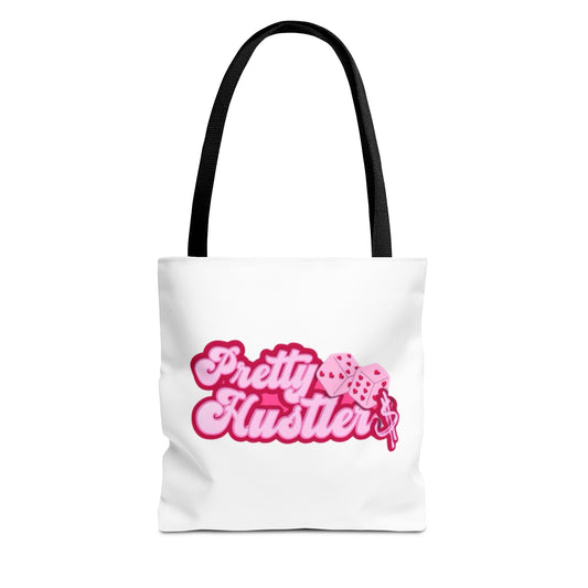 Trendy Tote Bag - 'Pretty Hustler' Graphic Design