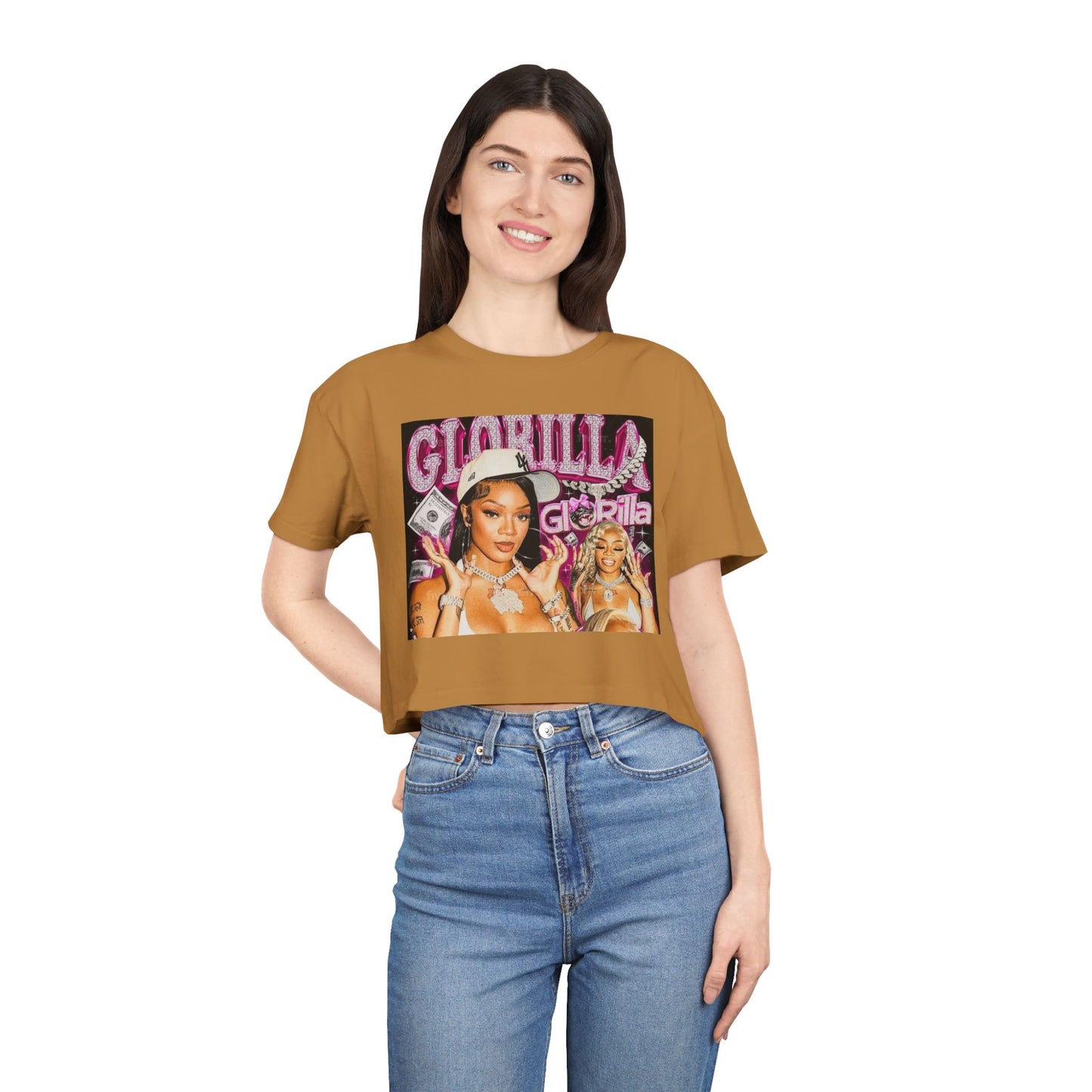 GloRilla Women's Crop Tee - Trendy & Stylish Graphic Shirt for Fashion Lovers