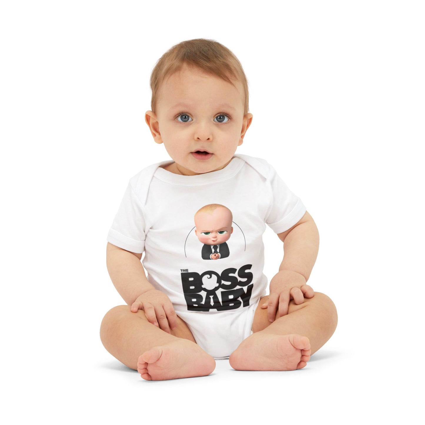 Boss Baby Infant Jersey One Piece - Cute Baby Bodysuit for Newborns