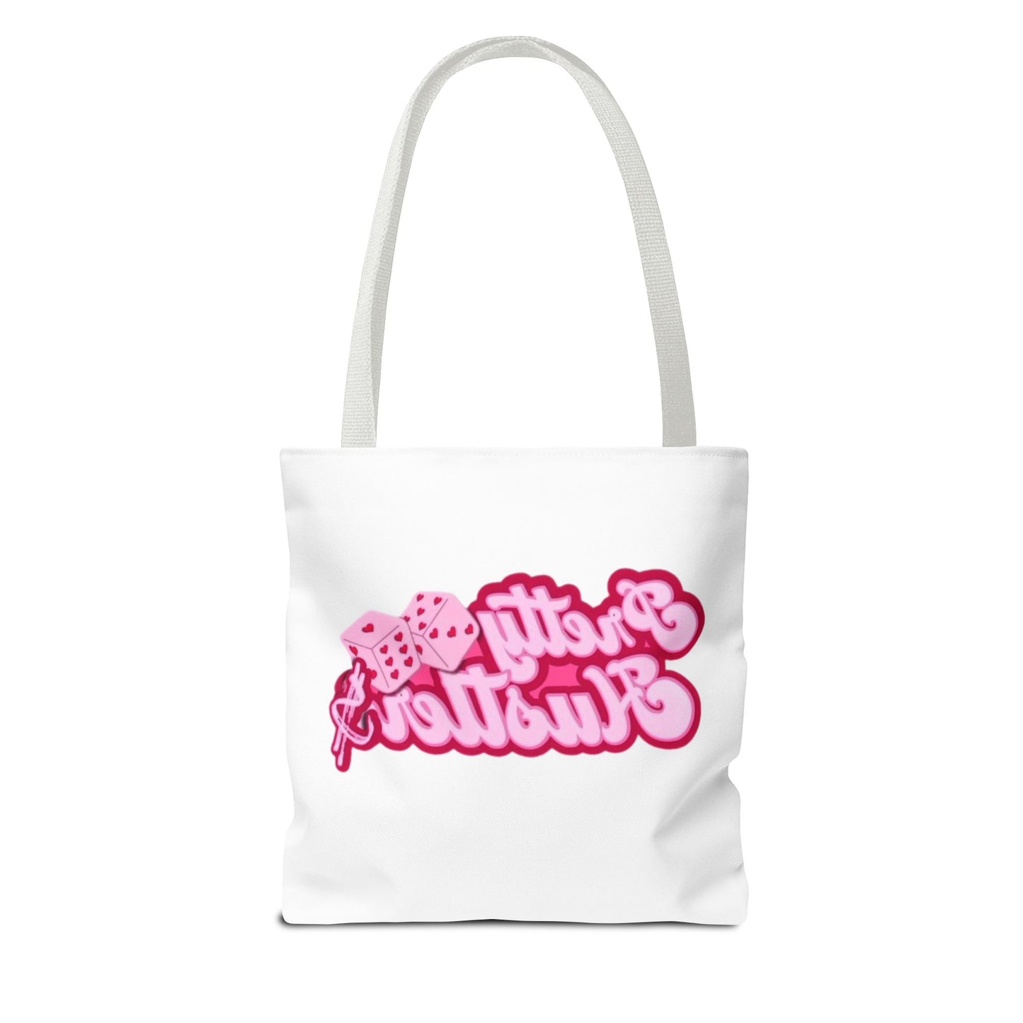 Trendy Tote Bag - 'Pretty Hustler' Graphic Design