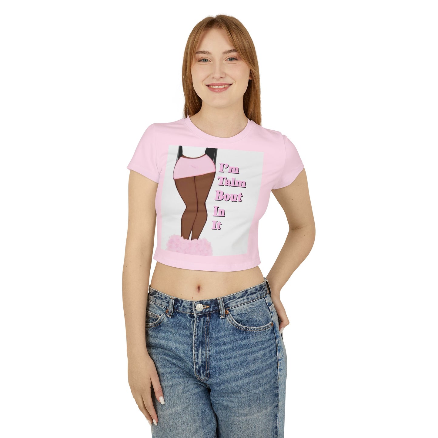 Funny Women's Baby Tee - WHIM WHAMIEE - Casual Chic T-Shirt for Everyday Wear