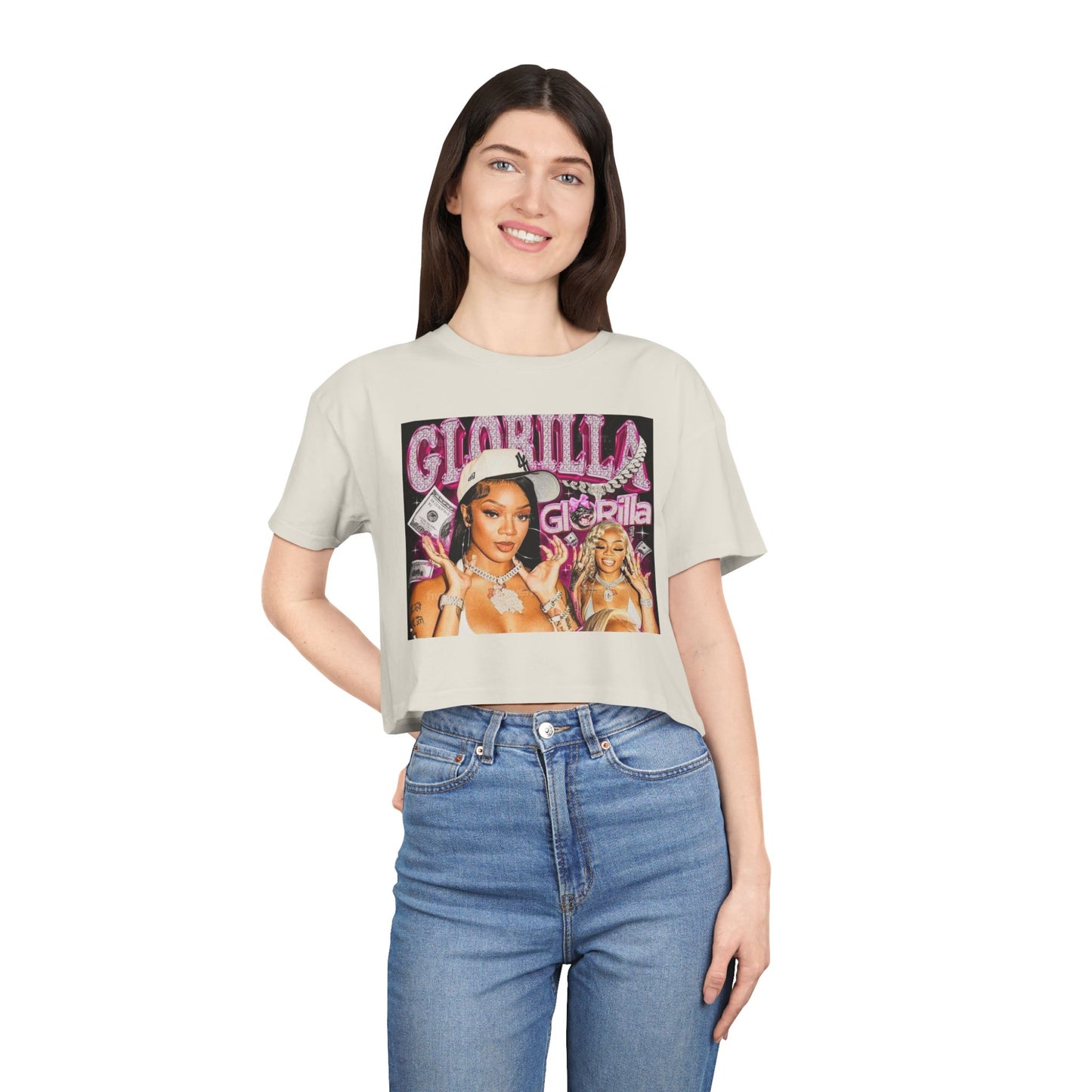 GloRilla Women's Crop Tee - Trendy & Stylish Graphic Shirt for Fashion Lovers