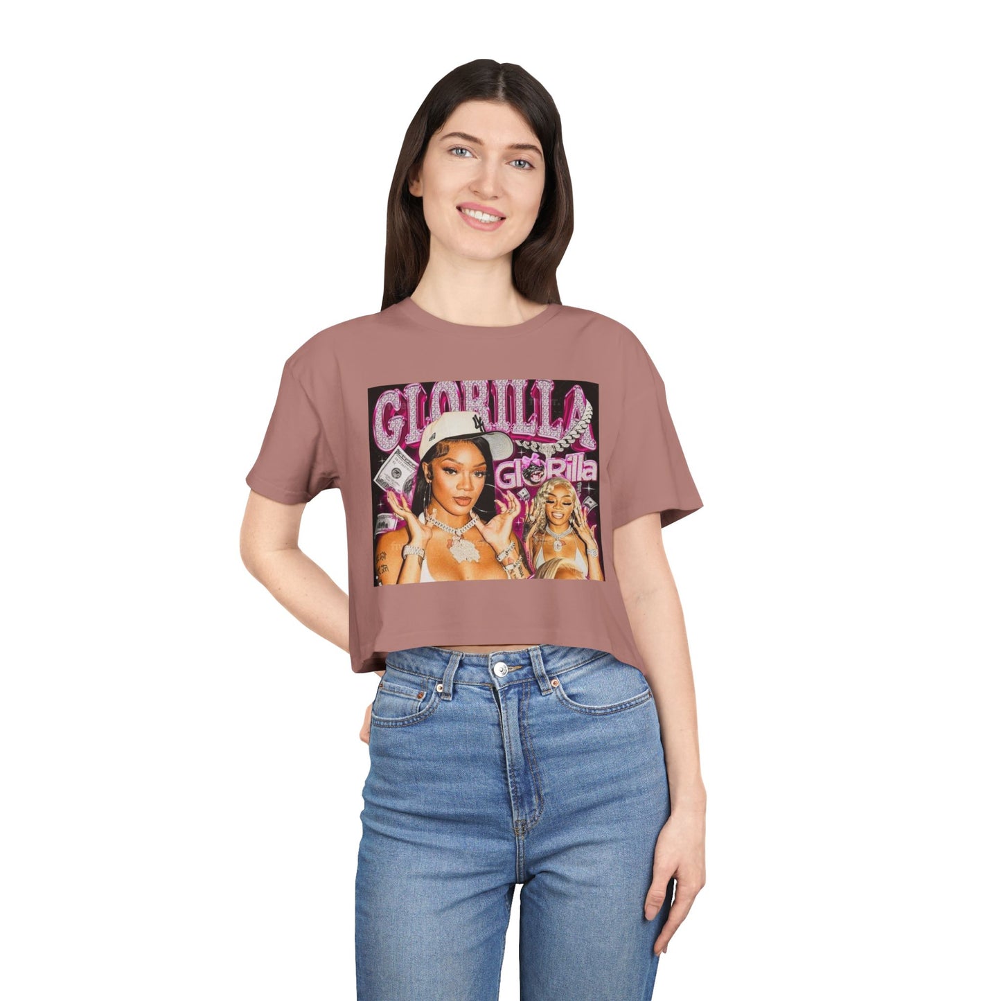GloRilla Women's Crop Tee - Trendy & Stylish Graphic Shirt for Fashion Lovers