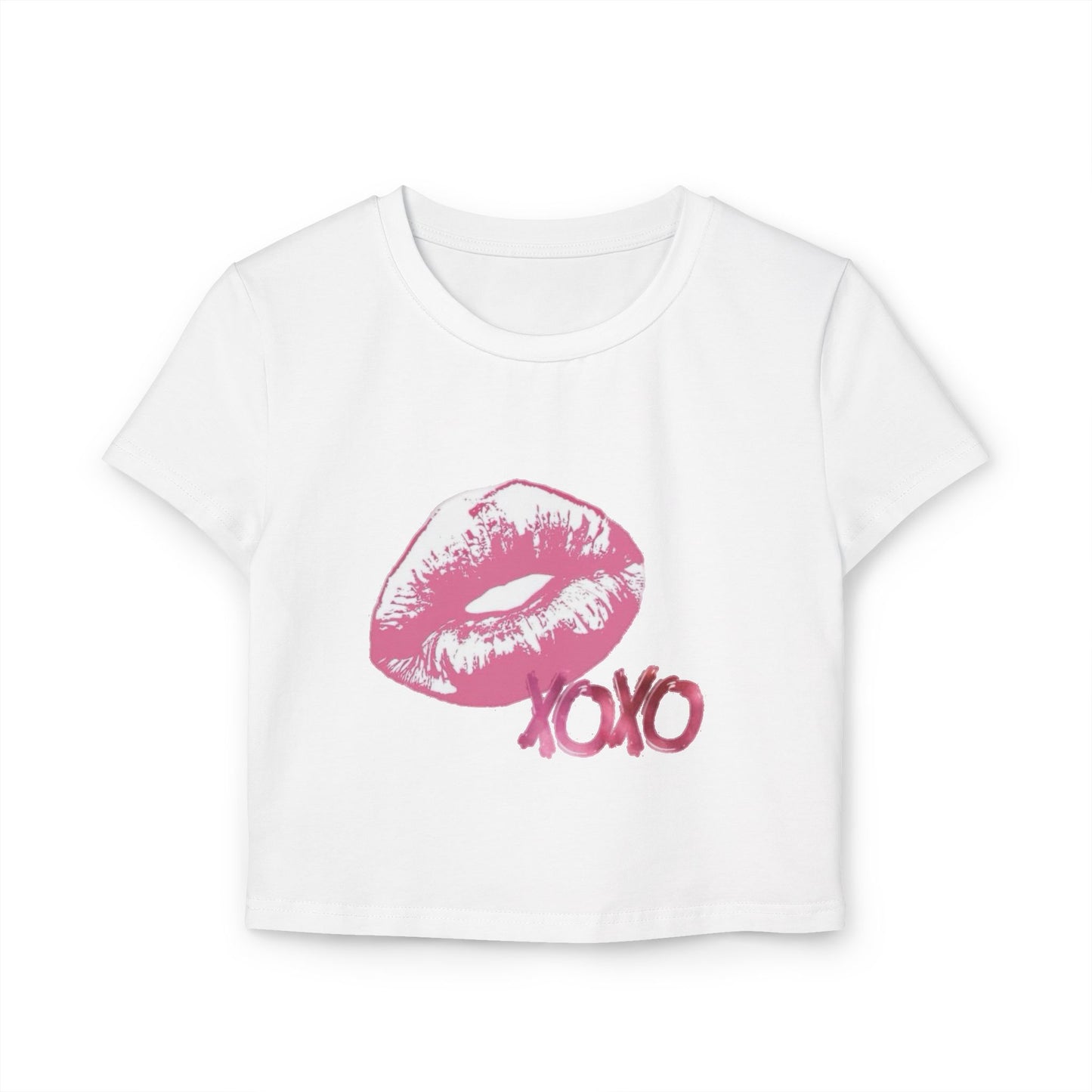 Cute Leopard Print Love Baby Tee for Women