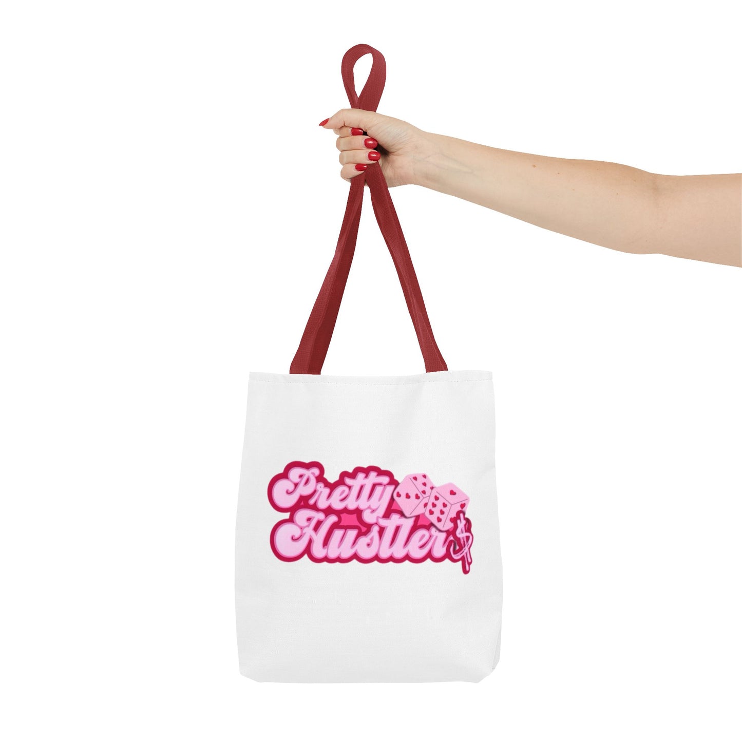 Trendy Tote Bag - 'Pretty Hustler' Graphic Design