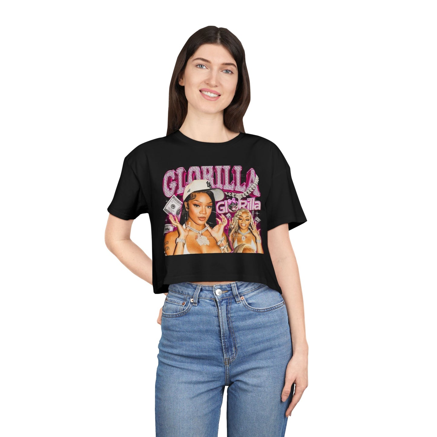GloRilla Women's Crop Tee - Trendy & Stylish Graphic Shirt for Fashion Lovers