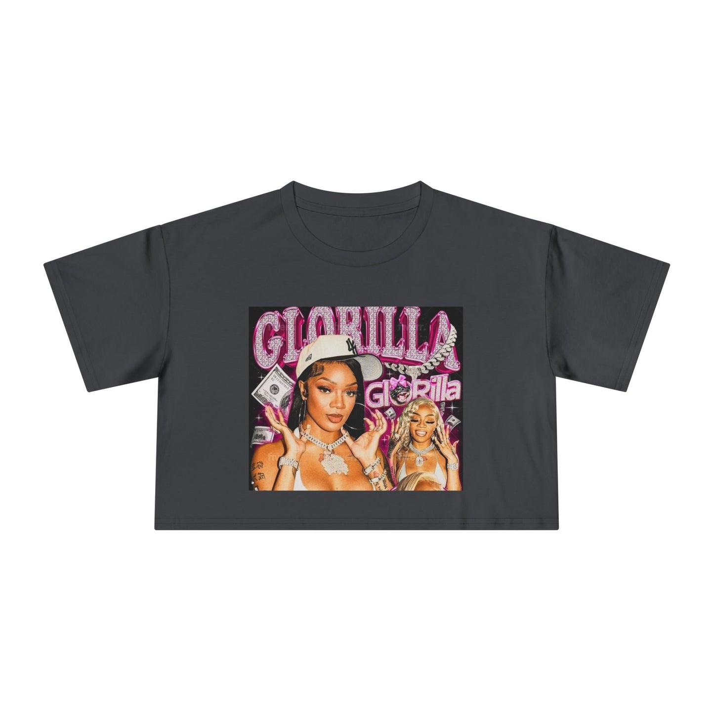 GloRilla Women's Crop Tee - Trendy & Stylish Graphic Shirt for Fashion Lovers