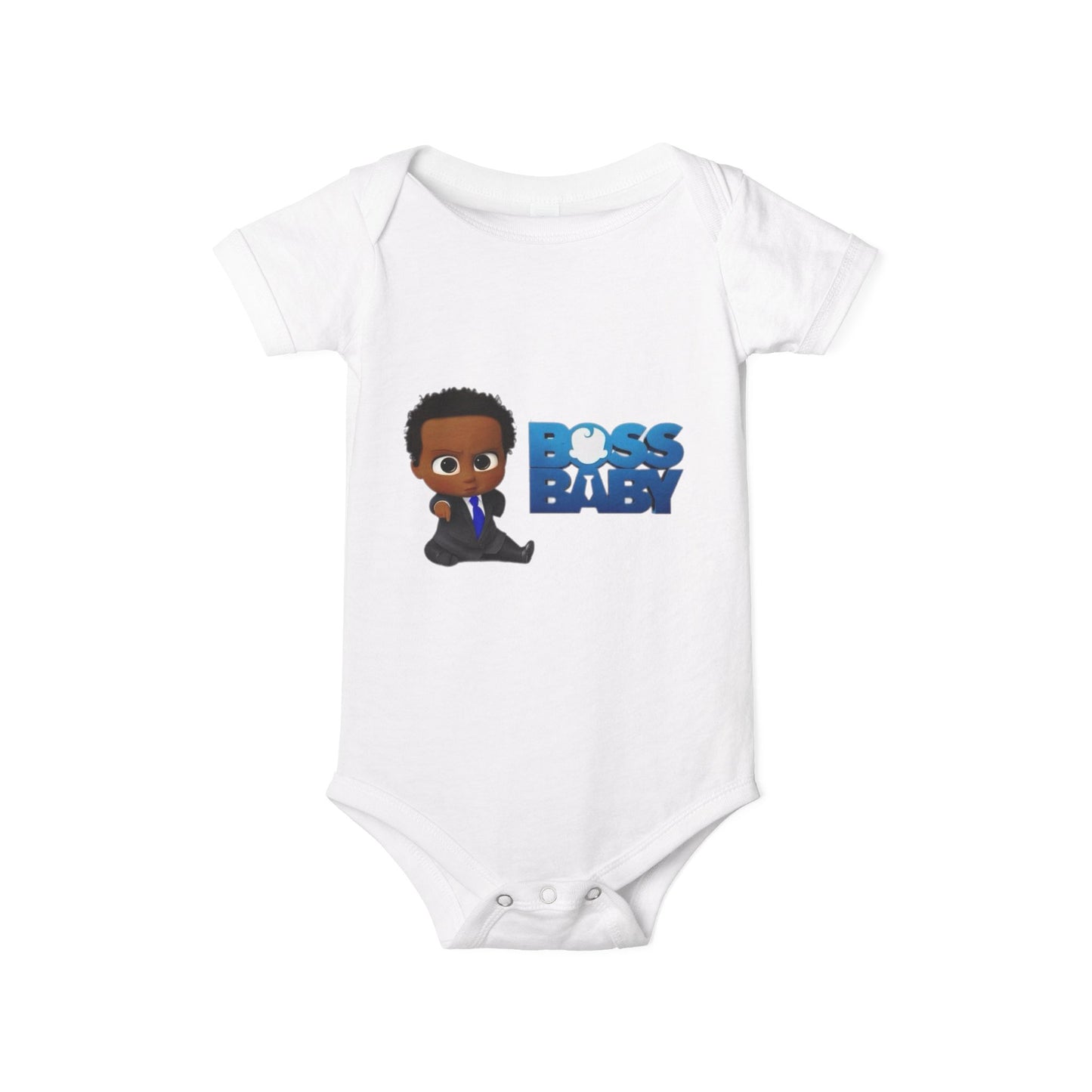Boss Baby Infant Jersey One Piece - Cute Baby Bodysuit for Newborns