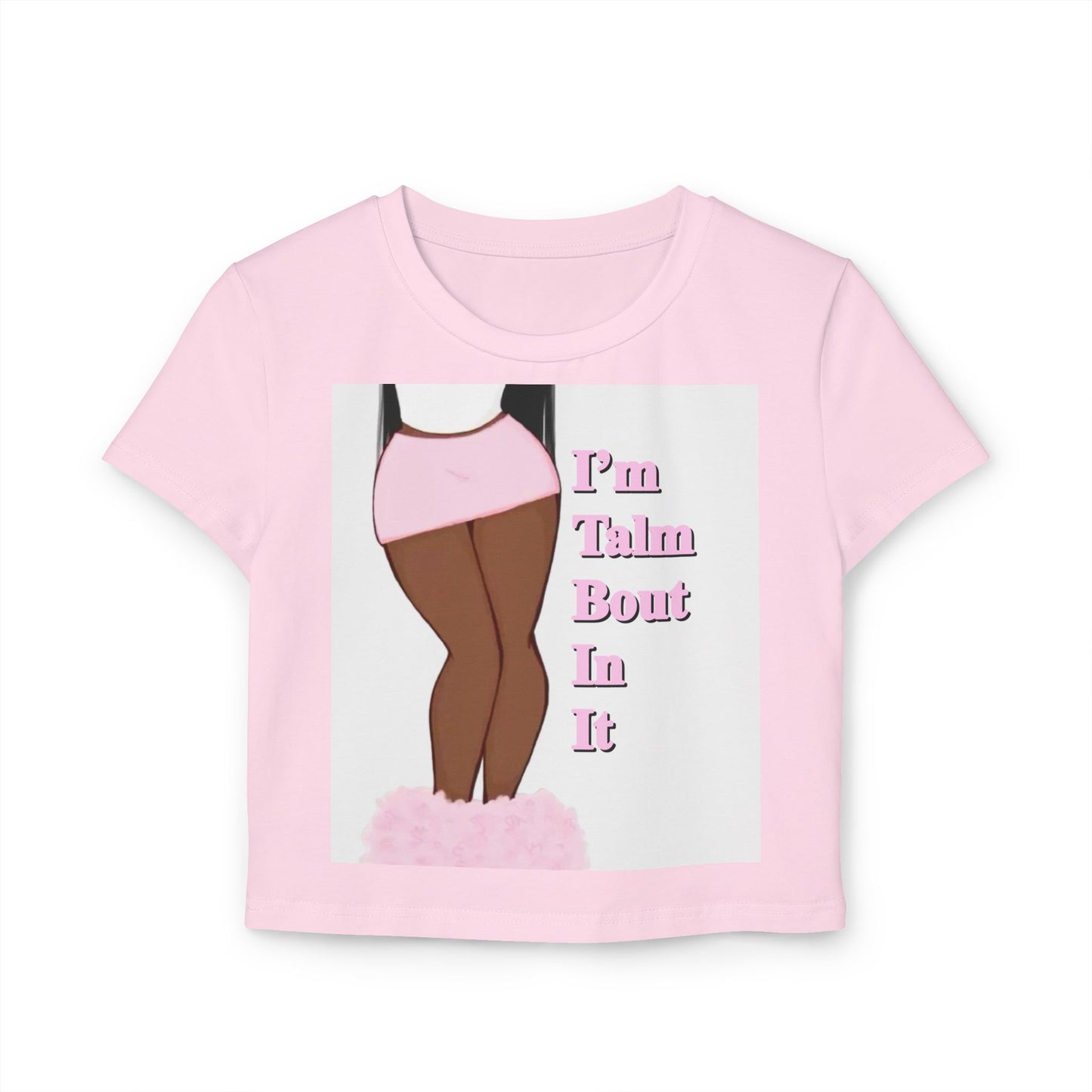 Funny Women's Baby Tee - WHIM WHAMIEE - Casual Chic T-Shirt for Everyday Wear