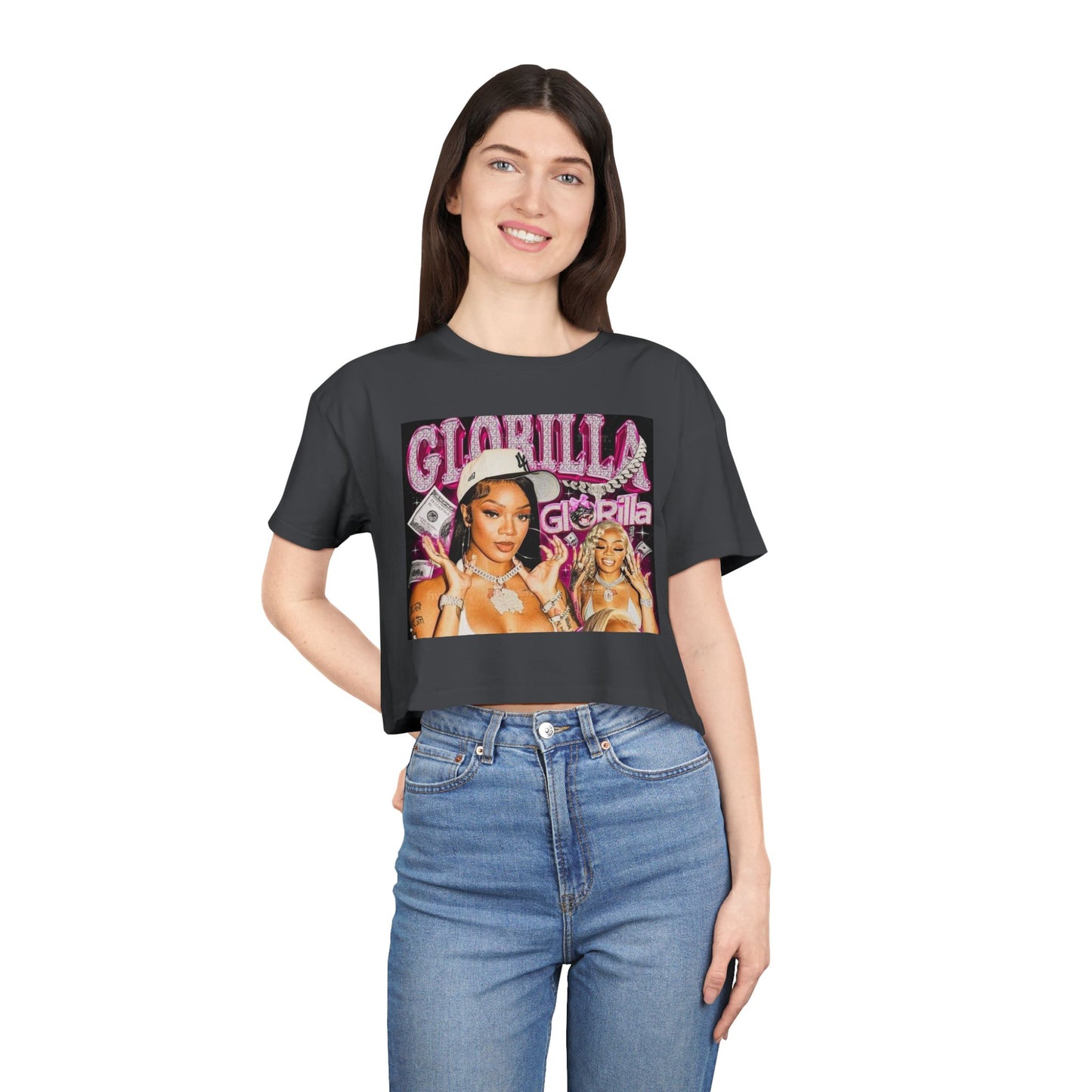 GloRilla Women's Crop Tee - Trendy & Stylish Graphic Shirt for Fashion Lovers