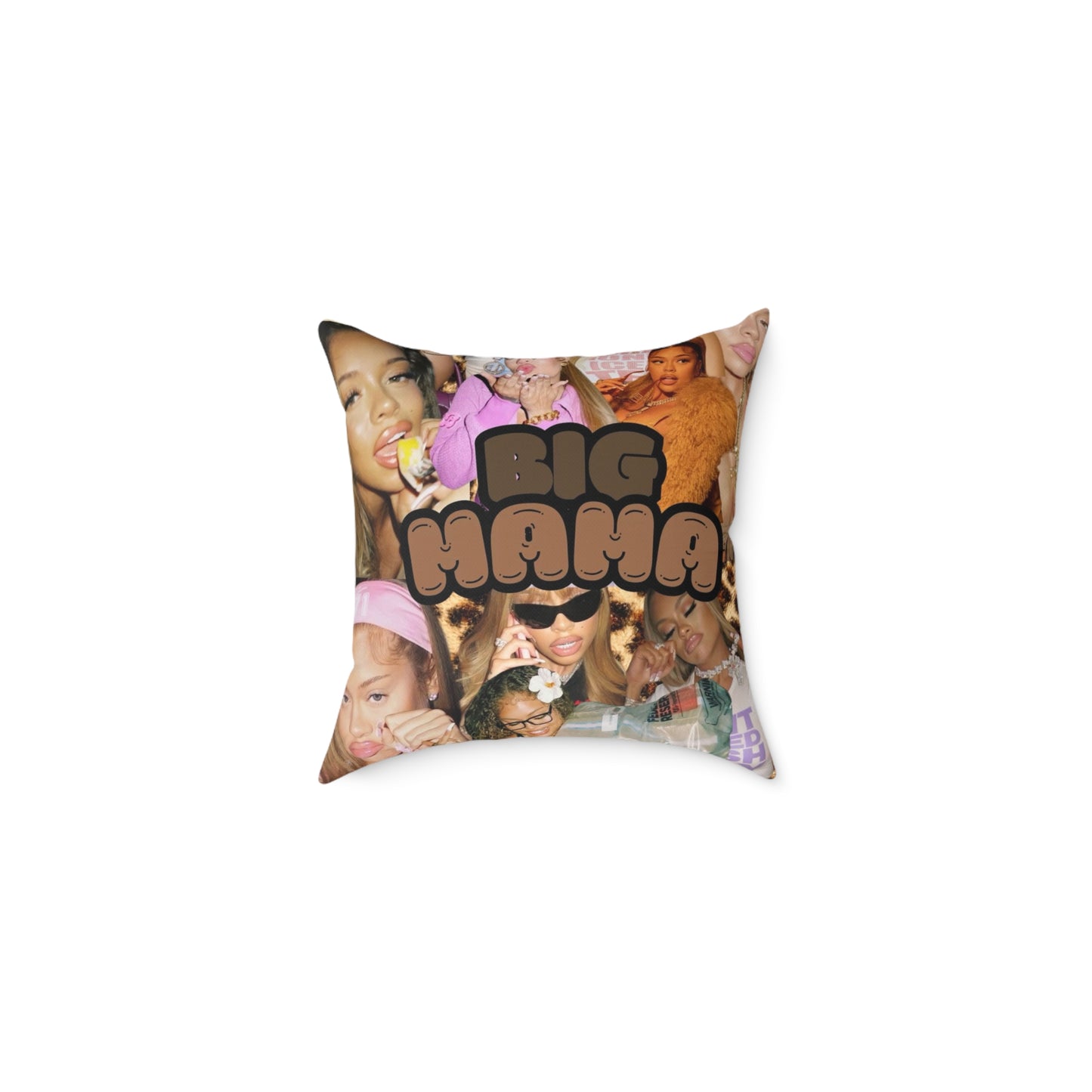 Big Hana Square Decorative Pillow - Trendy Poly Canvas Pillow for Home Decor