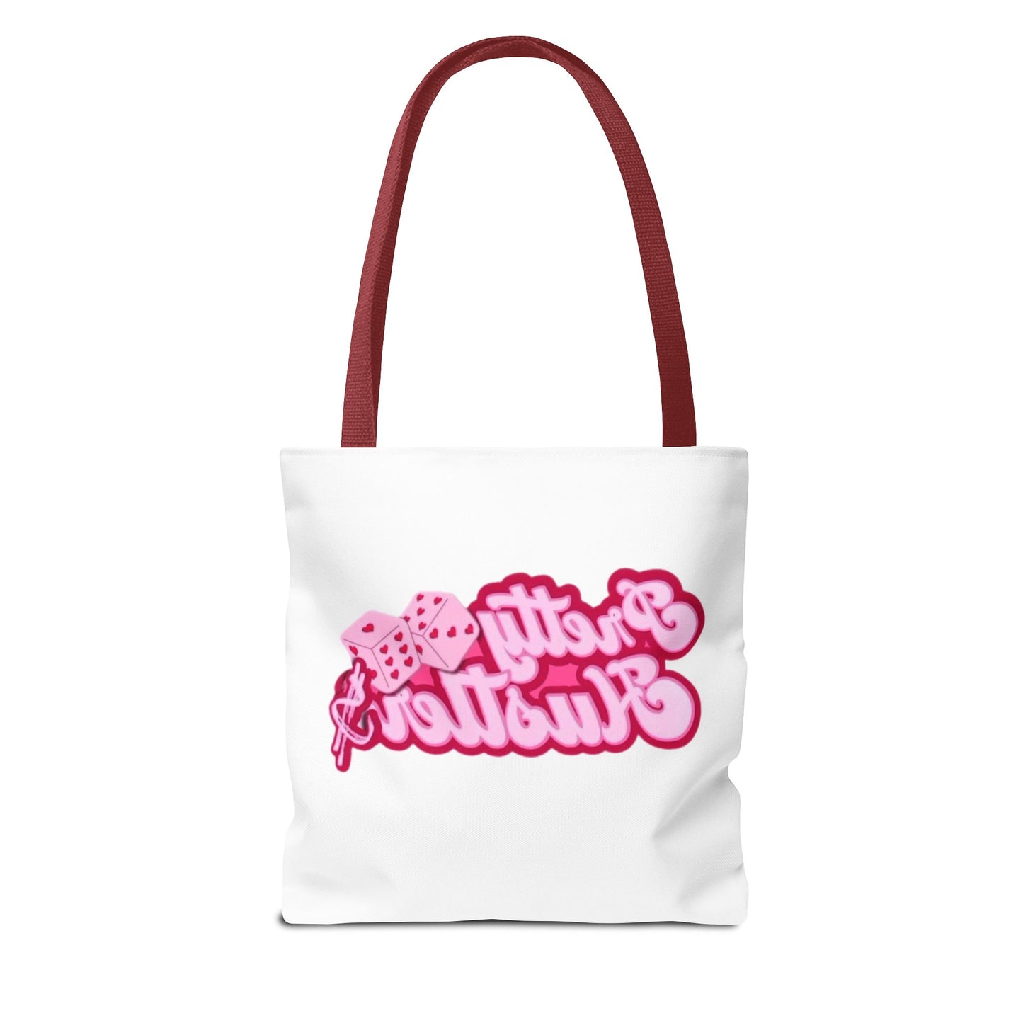 Trendy Tote Bag - 'Pretty Hustler' Graphic Design