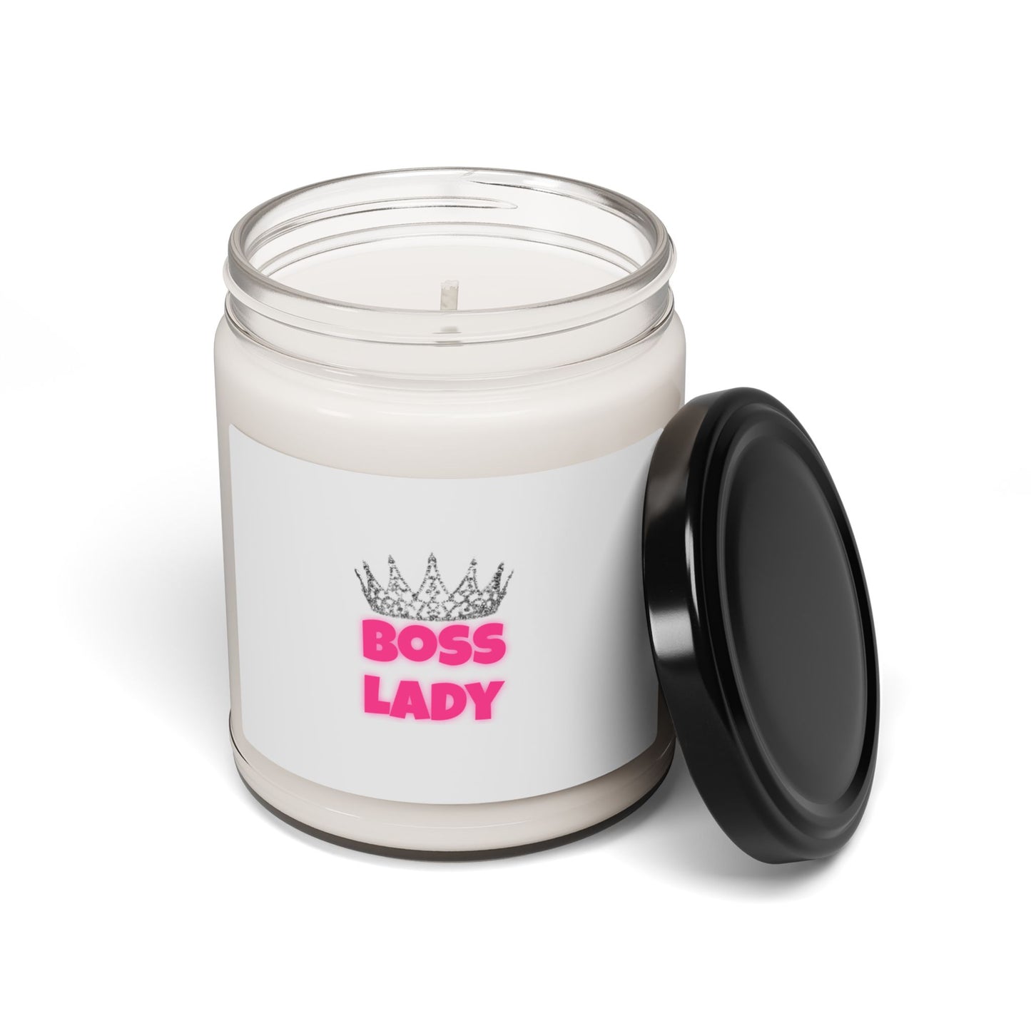 Motivational Scented Soy Candle - 'Boss Lady' 9oz