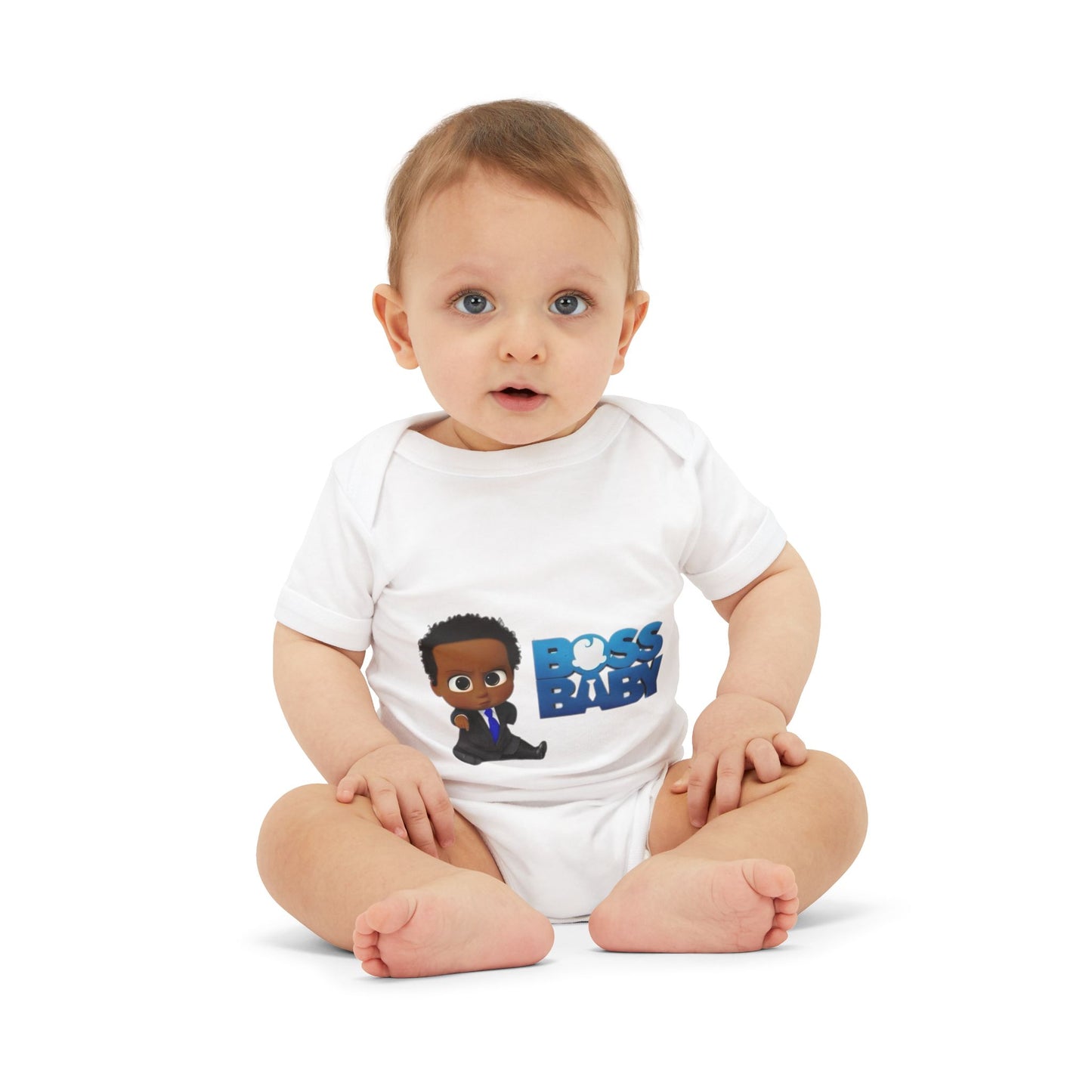Boss Baby Infant Jersey One Piece - Cute Baby Bodysuit for Newborns