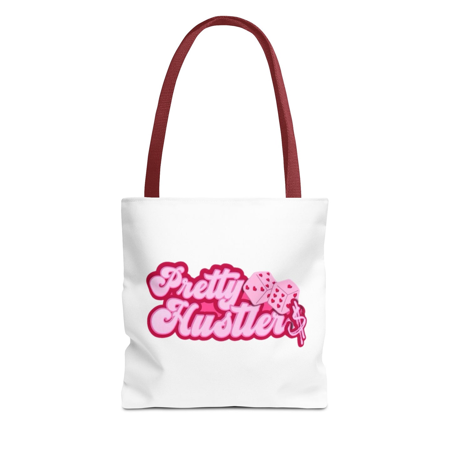 Trendy Tote Bag - 'Pretty Hustler' Graphic Design