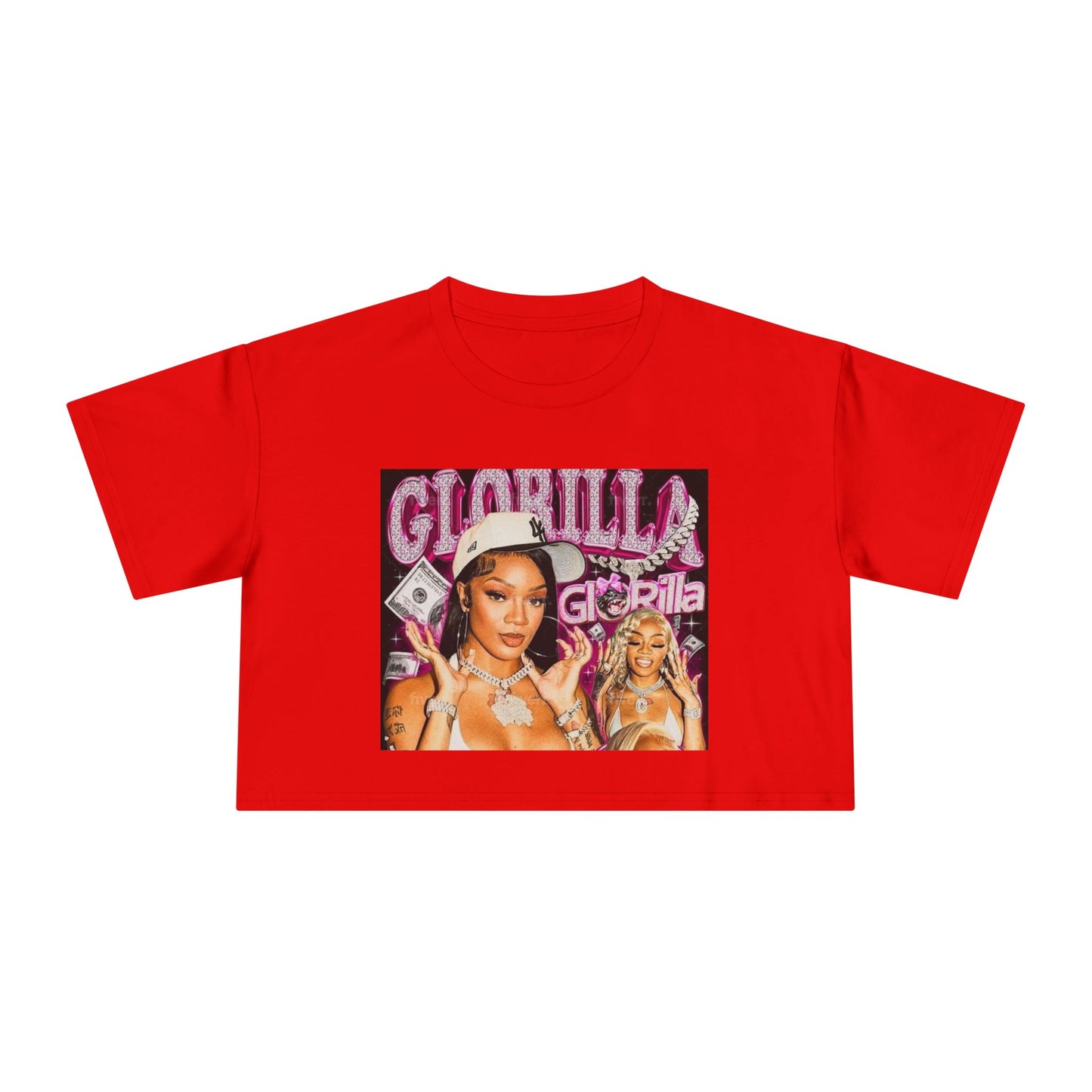 GloRilla Women's Crop Tee - Trendy & Stylish Graphic Shirt for Fashion Lovers