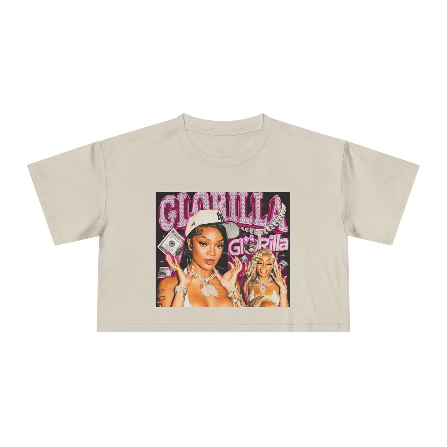 GloRilla Women's Crop Tee - Trendy & Stylish Graphic Shirt for Fashion Lovers