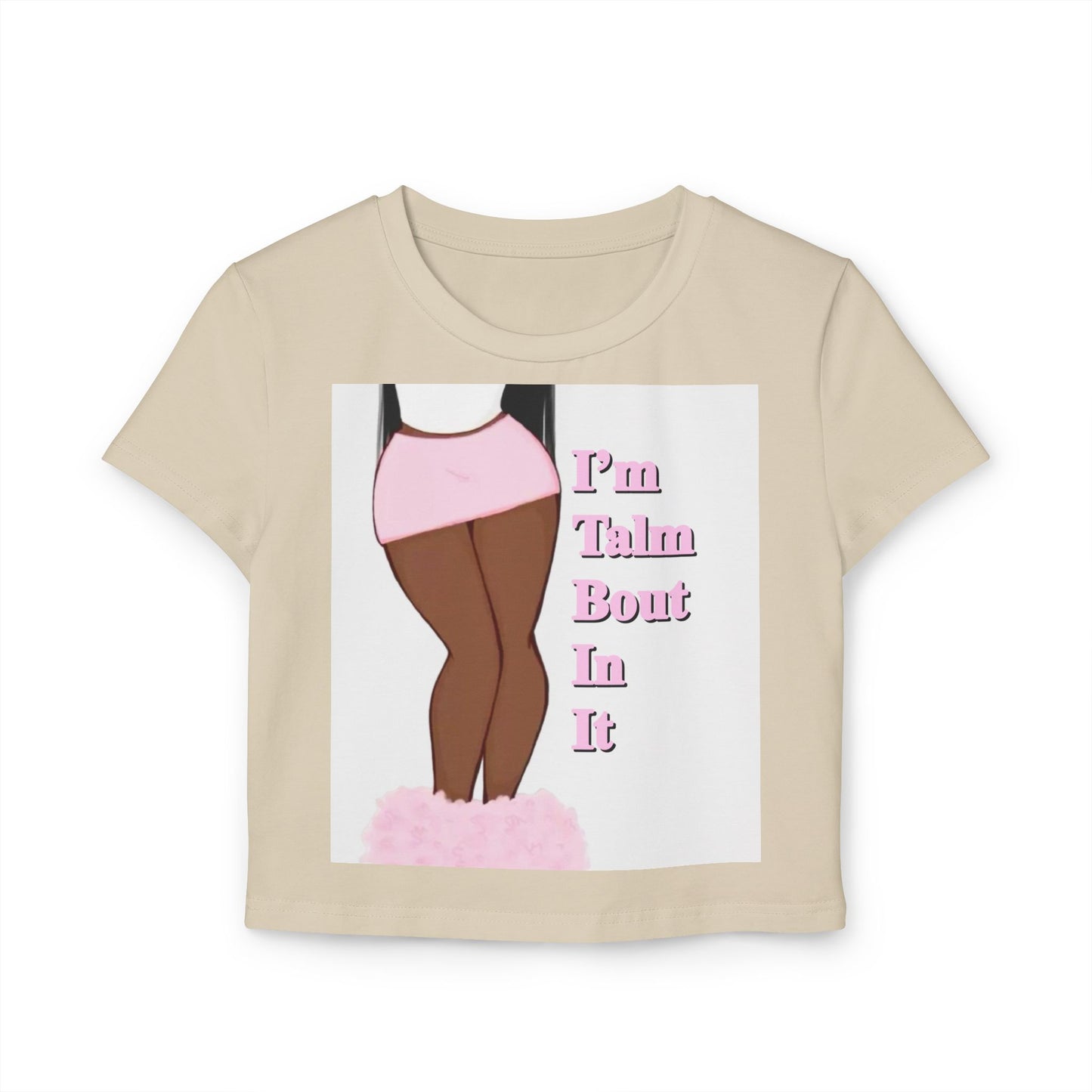 Funny Women's Baby Tee - WHIM WHAMIEE - Casual Chic T-Shirt for Everyday Wear