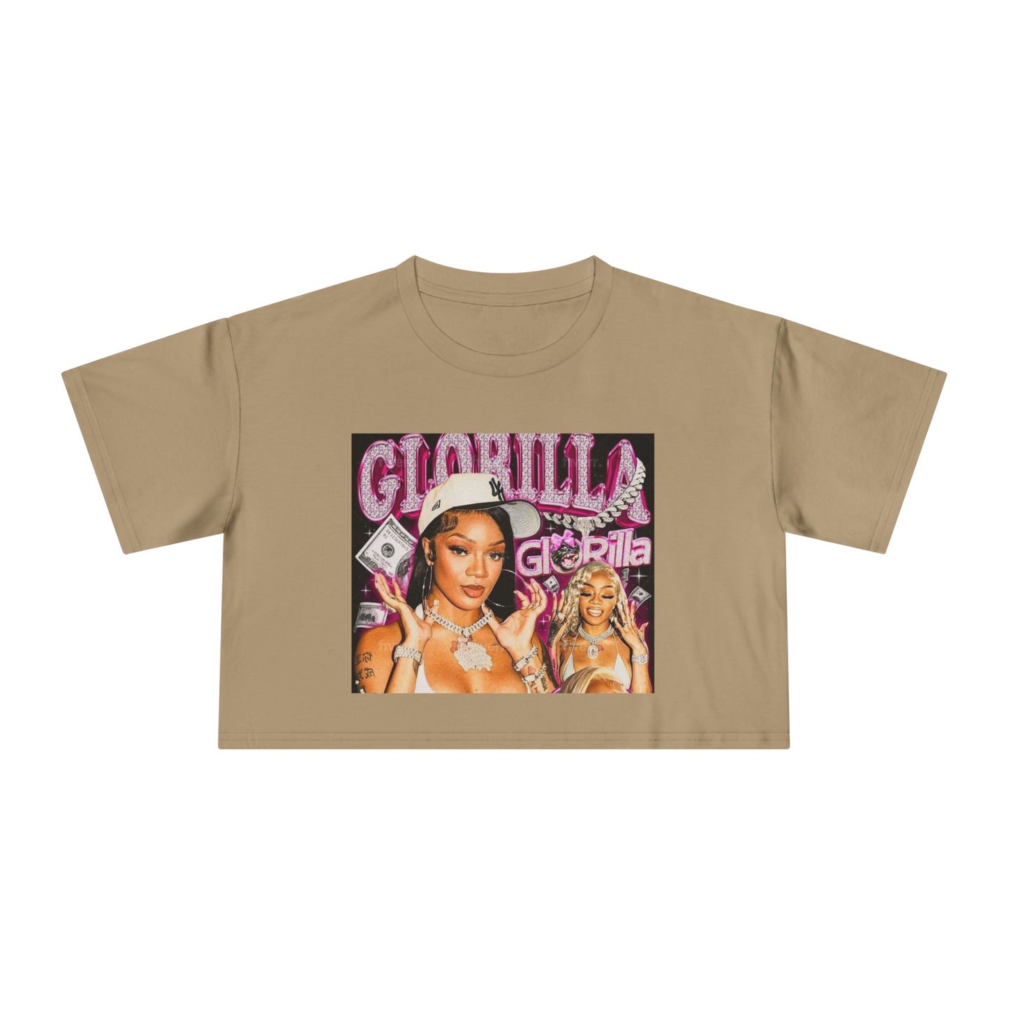 GloRilla Women's Crop Tee - Trendy & Stylish Graphic Shirt for Fashion Lovers