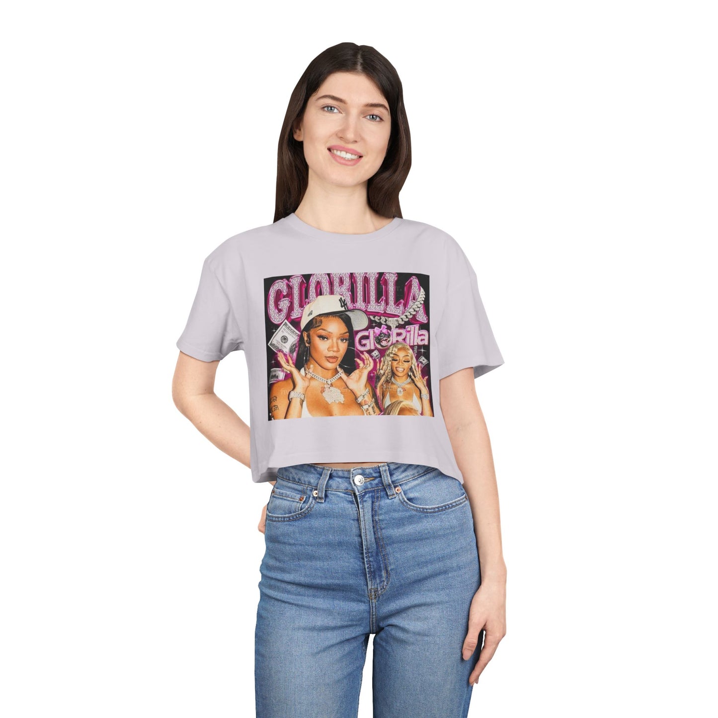 GloRilla Women's Crop Tee - Trendy & Stylish Graphic Shirt for Fashion Lovers