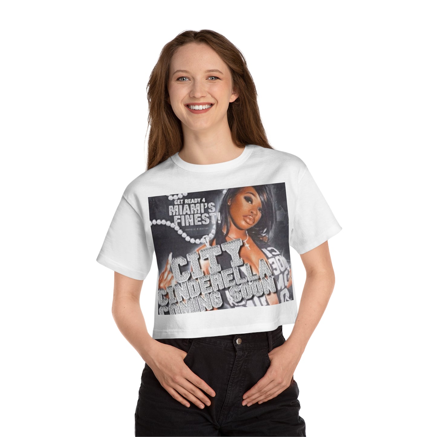 City Cinderella Heritage Cropped T-Shirt for Women